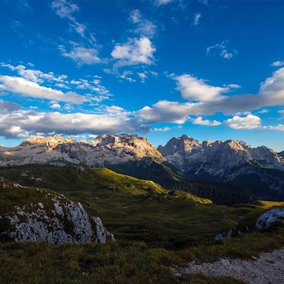 Berge des Trentino in Italien Berge des Trentino führt
